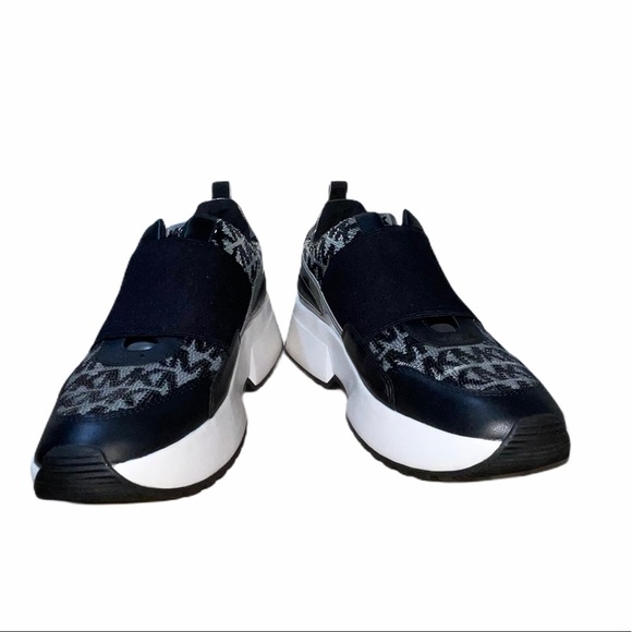 Michael Kors Cosmo Logo Sequined Slip on Sneakers. Size 8.5 EUC - Picture 11 of 13